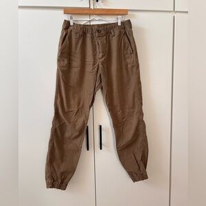 Men’s tan bear bottom joggers